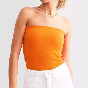 FRESHWEAR Ribbed Seamless Tube Top